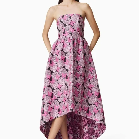 Elliatt Aimee Strapless Gown in Pink - Picture 4 of 6